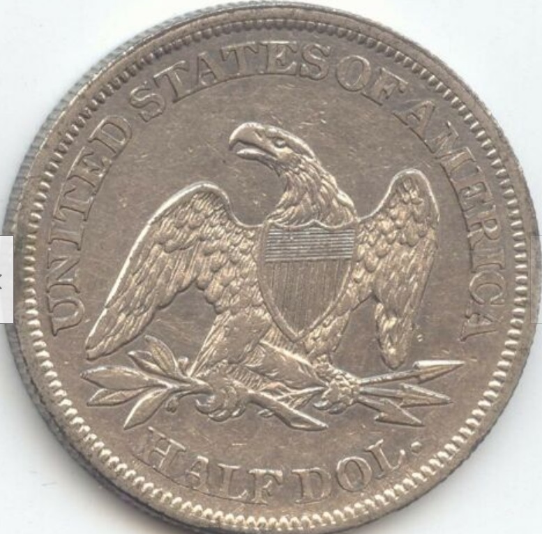 1864-50c-Seated-Liberty-Half-Dollar---Civil-War-Date